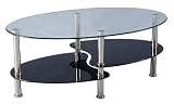 Cara Black and Clear Glass Coffee Table 41IQXSMgexL. SL160