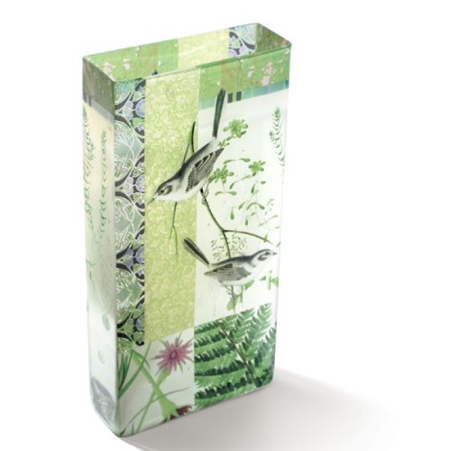 Fringe Tiffany Walden Transparent Printed Glass Vase