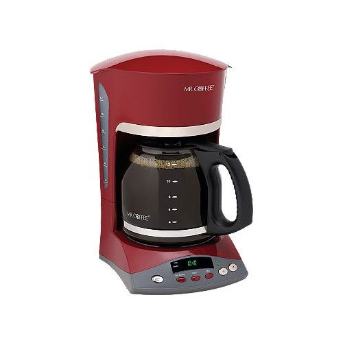 Mr. Coffee SKX26 Red 12-Cup Digital Programmable Coffee Maker