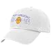 Twins '47 Los Angeles Lakers Ladies White 15-Time NBA Champions Adjustable Slouch Hat