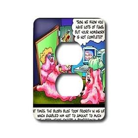 Londons Times Funny Computer Cartoons - THE BLOB S BLOG - Light Switch Covers - 2 plug outlet cover
