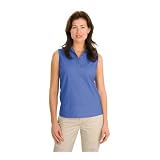 Port Authority - Ladies Silk Touch; Sleeveless Sport Shirt. >> XXL,Ultramarine Blue