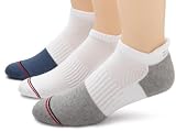 Izod Mens Performx Pull Tab, 3 Pair Sock Pack,Navy/White/Grey,One Size