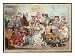 The "Cow Pock" or the Wonderful Effects of the New Inoculation, Satire on Jenner's Treatment Humor Giclee Poster Print by James Gillray, 24x18