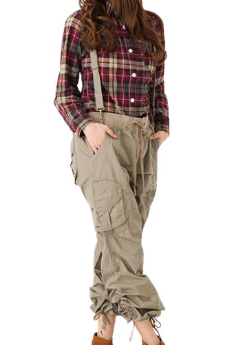 (ゴールドジャパン)Goldjapan ボトムスロングパンツ カーゴパンツサスペンダー付き