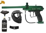Paintball Kingman Spyder 2007/08 VICTOR Tank/MaskHopper Set - GREEN