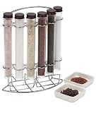 Six Gourmet Salts With Rack by Trudeau