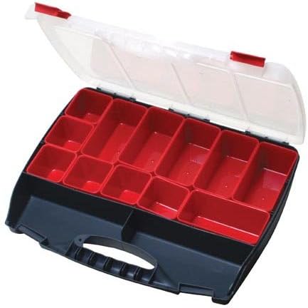 Pro'sKit SB-4536B Compartment Storage Case, 17.7" x 14.2" x 3" Size, Polypropylene/Poly Styrene