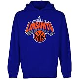 NBA adidas Jeremy Lin New York Knicks Linsanity Pullover Hoodie - Royal Blue (Small)