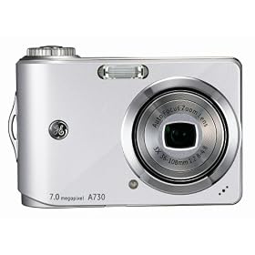 GE A730 7MP Digital Camera with 3x Optical Zoom (Silver) by General Imaging