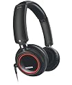 Philips SBCHP400 HiFi-Kopfh&ouml;rer im DJ-Style (106db, 500mWatt, Goldstecker, HiFi-Sound &uuml;berall, 2m Kabel) schwarz