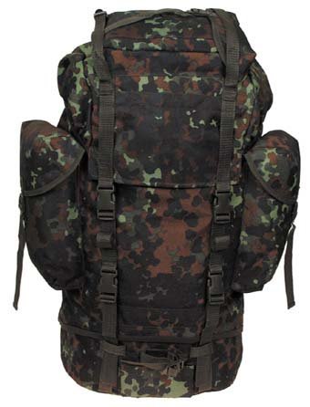 Bundeswehr Kampfrucksack 65 Liter flecktarn