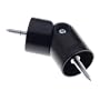 Levolor Swivel Socket, Black, Use With Rods Up To 1-Inch Diameter