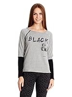 Broadway NYC Sudadera Felizia (Gris Claro)