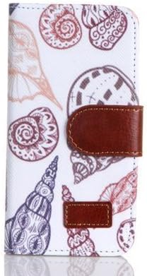 DE Apple iphone 5S Case New Fashion Snail Grain Pattern Book Style Flip Wallet PU Leather Stand Case With Card Slots Cover Skin for Apple iphone 5S