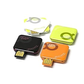 Magic Swing Alpha Micro SD Card / T-Flash Card Reader (White)
