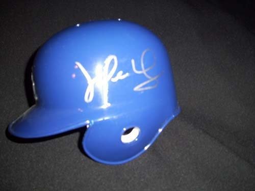 GAI Authentic Manny Ramirez Autograph Los Angeles Dodgers Mini Helmet w/ Case