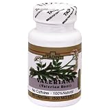Tadin Tea, Valeriana (Valerian Roots), 60-Capsules in 1.7-Ounce Bottle (Pack of 4)