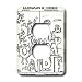 Londons Times Funny Society Cartoons - Vowel Movement And Consonantpation - Light Switch Covers - 2 plug outlet cover