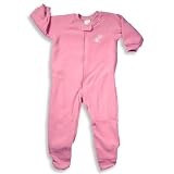 Wonder Kids - Infant and Toddler Girls Heavy Weight Blanket Sleeper With Feet, Pink