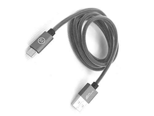 Lele-MicroUsb-Nylon-Braided-cable-with-Metal-Connectors-4ft-Grey
