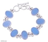 Bracelet, 'Cool Ocean' 0.6 W 8.3 L