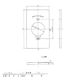 アメリカン電機 コンセント用 新金プレート3310L5UL用 40.5 161A-U