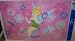 Disney's Plastic Table Placemat in Color Pink with Great Picture of Tinkerbell Sitting Holding a Mirror Measures About 17inches By 11 1/2 Inches