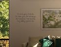 I'LL LOVE YOU FOREVER, I'LL LIKE YOU FOR ALWAYS, AS LONG AS I'M LIVING, MY BABY YOU'LL BE Vinyl wall quotes love sayings home art decor decal