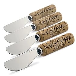 Got Cork Stainless Steel Cheese Spreader Set of 4