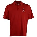 Antigua Los Angeles Angels of Anaheim Red Exceed Polo