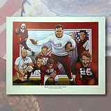 Husker Stock Rises (1929-1936) 100 Years of Nebraska Football Print - 3 in a Series of 7