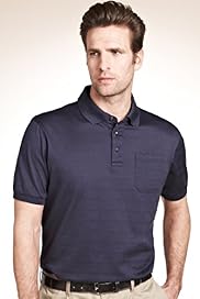 Blue Harbour Pure Cotton Mercerised Textured Polo Shirt