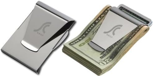 Stainless Steel Slim Money Clip Double Sided Credit Card Holder Wallet Clips