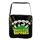 Produkt-Bild: Flip Flops & Fangs Umh&auml;ngetasche TOURETTES BUNNIES black