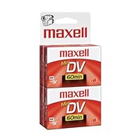 Maxell 298022 60 Minute Digital Mini Video Camcorder Tape - 4 Pack