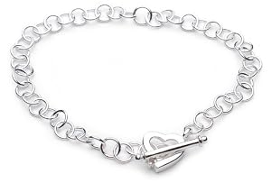 Damen-Armband Sterling-Silber 925 Diamant 19,5 cm BRS-K41152