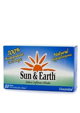 Sun & Earth Fabric Softener Dryer Sheets