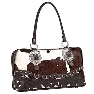 American West Prairie Rose Zip-Around East-West Tote