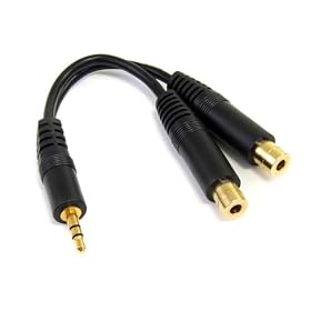 StarTech.com 6 inch PC Speaker "Y" Splitter Cable