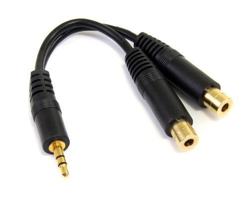 StarTech.com 6 inch PC Speaker Y Splitter Cable