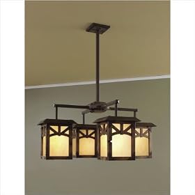 Buy Yellowstone Four Light Chandelier in Homestead Alder Bulb Type: Fluorescent by Cherry Tree Design now!