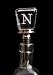 Kitchen & Housewares : Monogram Glass Wine Stopper - N