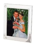Personalized Silver Plated 8 x 10 Wedding Picture Photo Frame with Free Engraving and Shipping