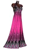 Long MONTY Q Summer Party Holiday Maxi Dress Empire Style Rose Pink UK Sizes 10 - 30