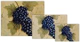 Magic Slice Non-Slip Flexible Gourmet/Bar/Party Size Cutting Boards, Grapes by Naomi Mcbride
