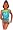 Green Tailspin Leotard (Adult Extra Small)