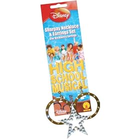 Girl's Sharpay Costume Necklace and Earrings Set