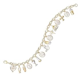 Ultimate Faith Inspirational Religious Christian Charm Bracelet: Religious Jewelry Gift
