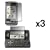 3 Pack of Premium Reusable LCD Screen Protector for LG enV Touch VX11000